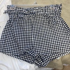Checkered shorts